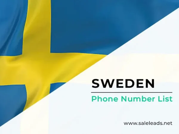 Sweden Phone Number List