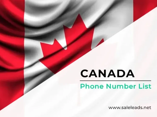Canada Phone Number List