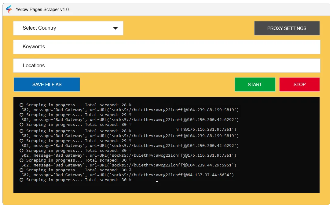 yellow pages scraper