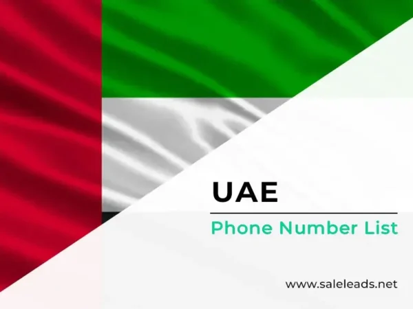UAE Phone Number List