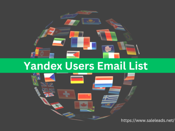 Yendex Users Email List