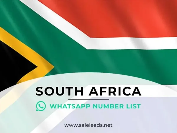 South Africa WhatsApp Number List