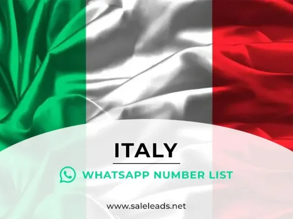 Italy WhatsApp Number List