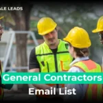 General Contractors Email List for construction industry professionals and contractor leads